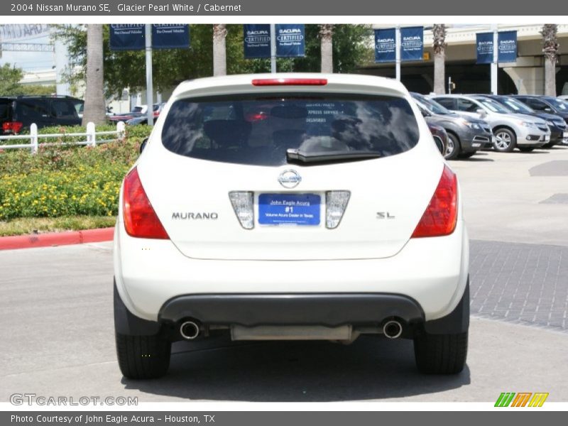 Glacier Pearl White / Cabernet 2004 Nissan Murano SE