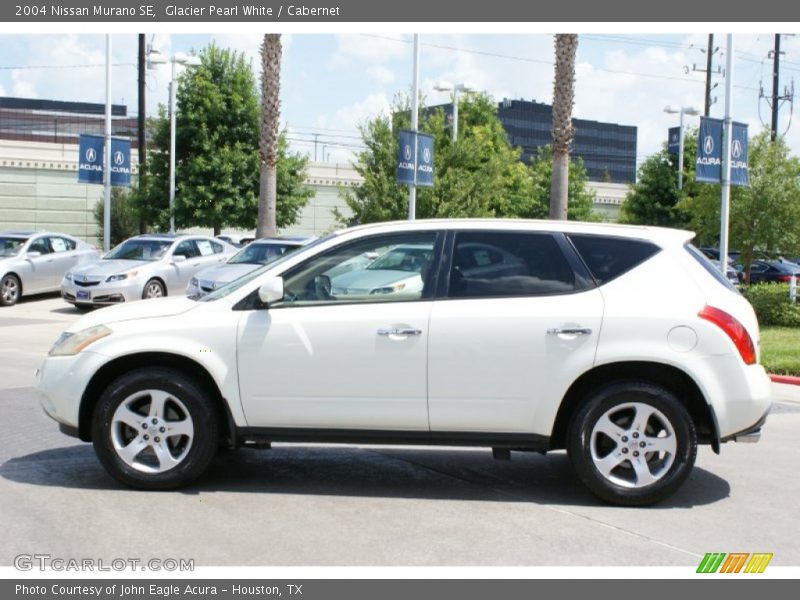 Glacier Pearl White / Cabernet 2004 Nissan Murano SE