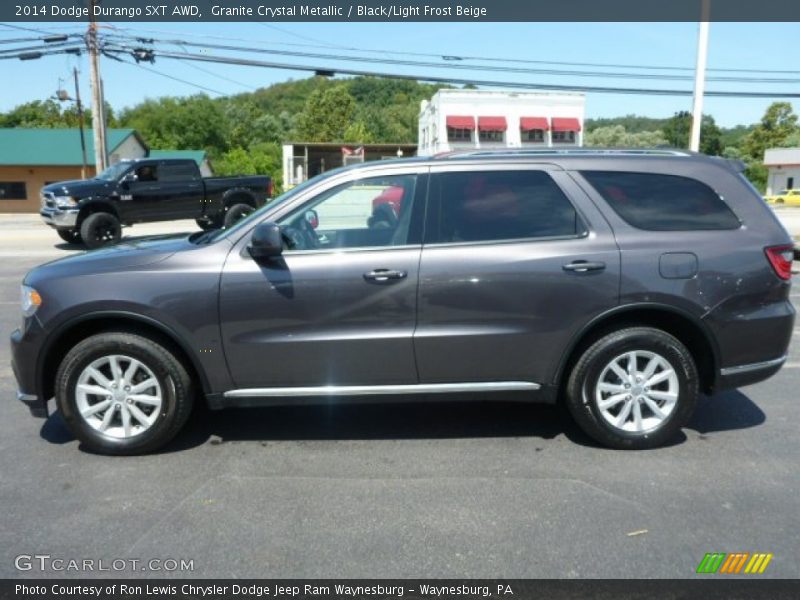 Granite Crystal Metallic / Black/Light Frost Beige 2014 Dodge Durango SXT AWD