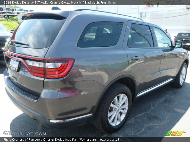 Granite Crystal Metallic / Black/Light Frost Beige 2014 Dodge Durango SXT AWD