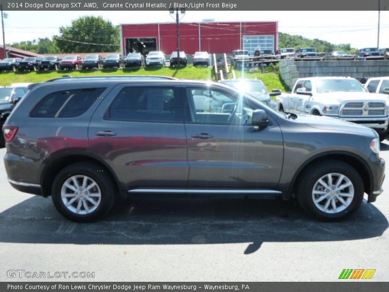 Granite Crystal Metallic / Black/Light Frost Beige 2014 Dodge Durango SXT AWD