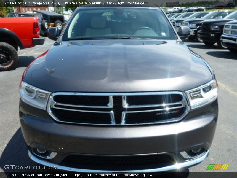Granite Crystal Metallic / Black/Light Frost Beige 2014 Dodge Durango SXT AWD