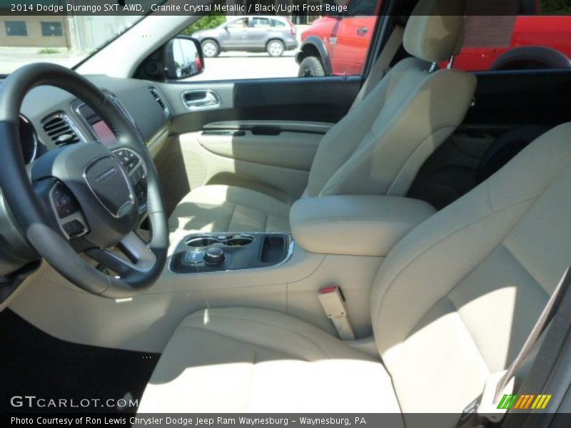 Granite Crystal Metallic / Black/Light Frost Beige 2014 Dodge Durango SXT AWD
