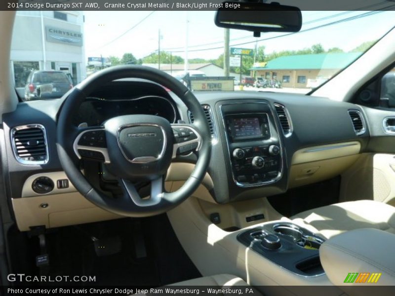 Granite Crystal Metallic / Black/Light Frost Beige 2014 Dodge Durango SXT AWD