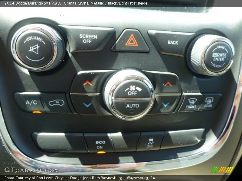 Granite Crystal Metallic / Black/Light Frost Beige 2014 Dodge Durango SXT AWD