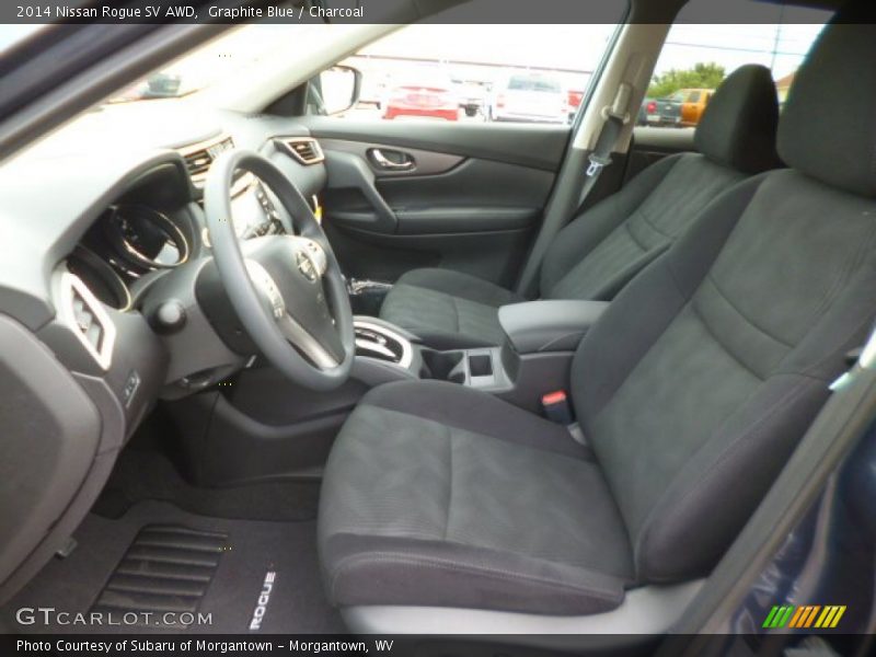 Graphite Blue / Charcoal 2014 Nissan Rogue SV AWD