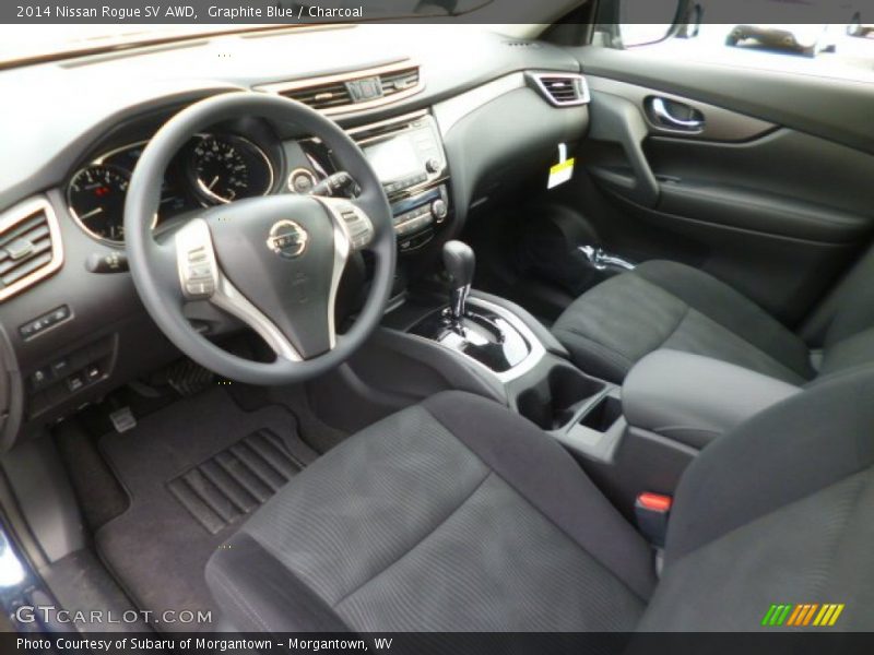 Graphite Blue / Charcoal 2014 Nissan Rogue SV AWD