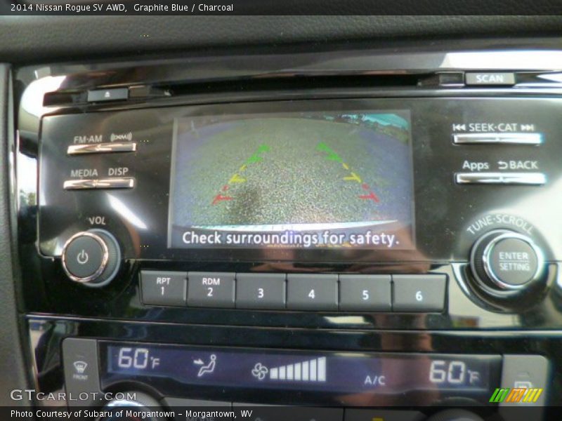 Graphite Blue / Charcoal 2014 Nissan Rogue SV AWD