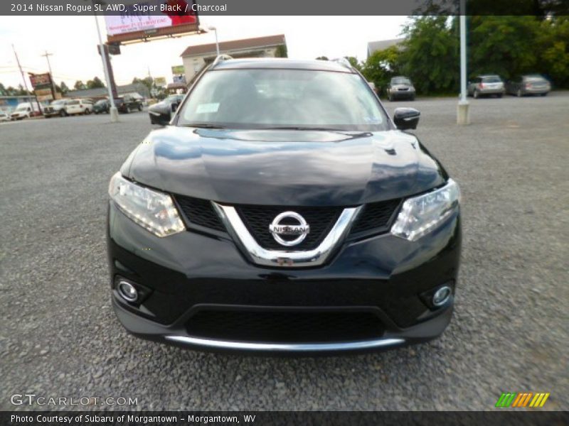 Super Black / Charcoal 2014 Nissan Rogue SL AWD