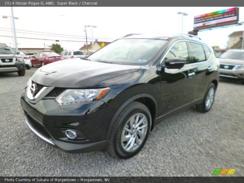 Super Black / Charcoal 2014 Nissan Rogue SL AWD