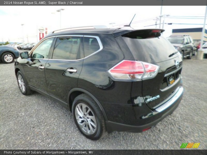 Super Black / Charcoal 2014 Nissan Rogue SL AWD
