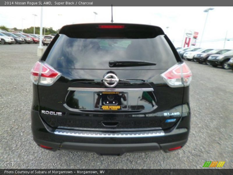 Super Black / Charcoal 2014 Nissan Rogue SL AWD