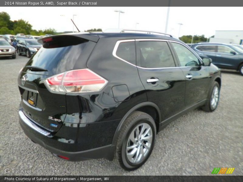 Super Black / Charcoal 2014 Nissan Rogue SL AWD
