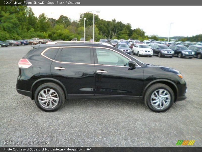Super Black / Charcoal 2014 Nissan Rogue SL AWD