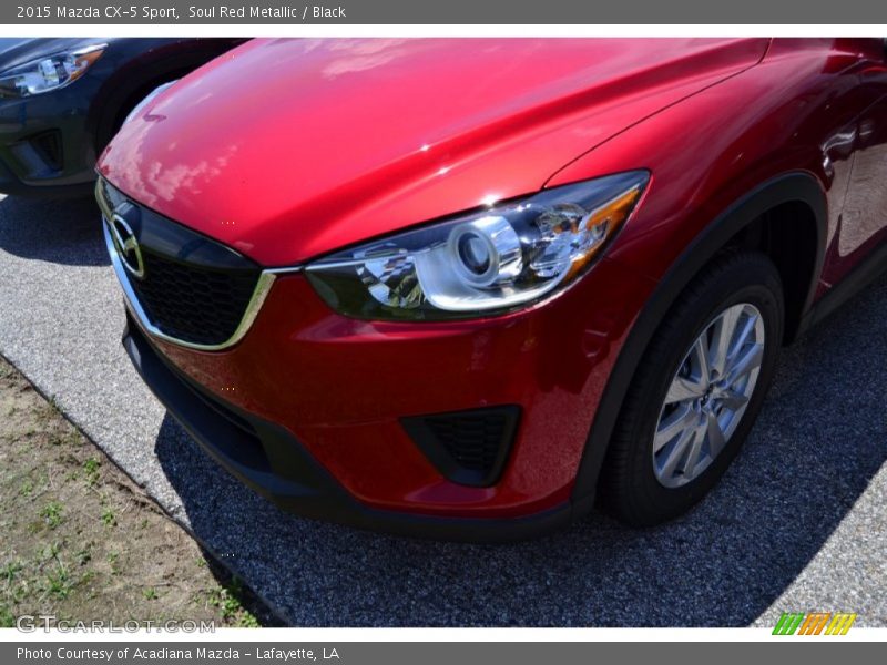 Soul Red Metallic / Black 2015 Mazda CX-5 Sport
