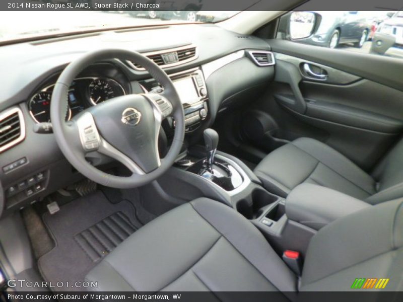 Super Black / Charcoal 2014 Nissan Rogue SL AWD
