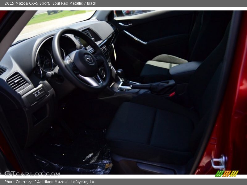 Soul Red Metallic / Black 2015 Mazda CX-5 Sport