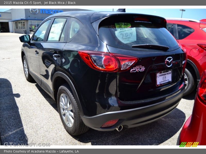 Jet Black Mica / Black 2015 Mazda CX-5 Sport