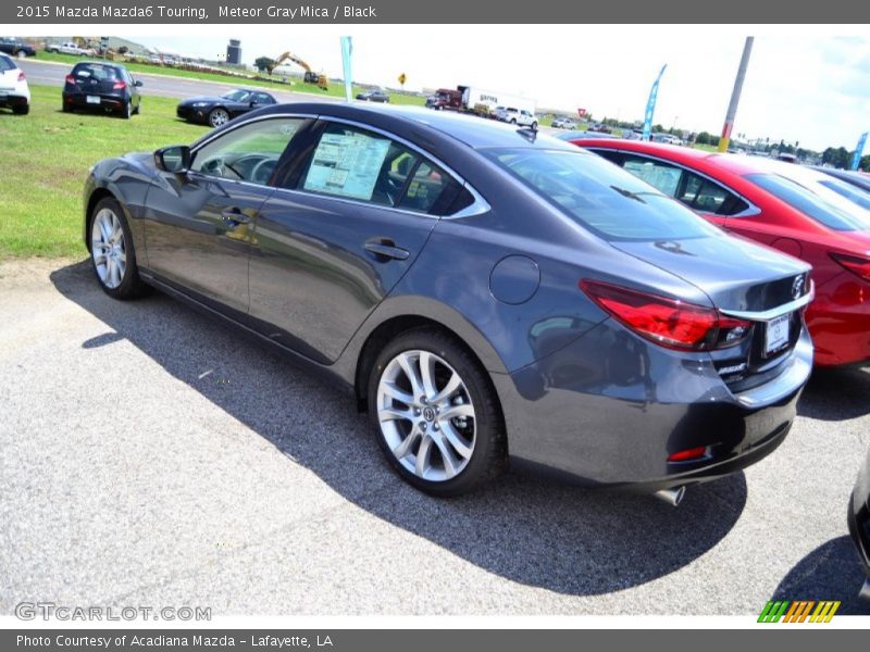 Meteor Gray Mica / Black 2015 Mazda Mazda6 Touring