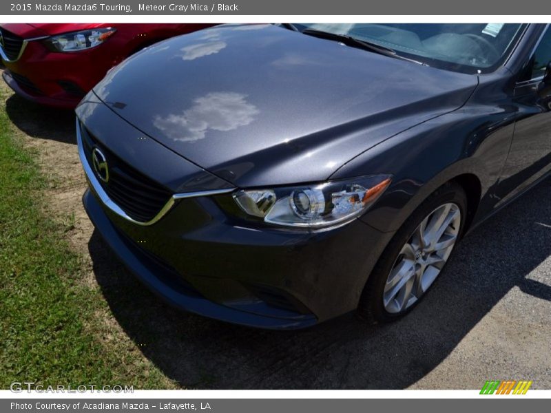 Meteor Gray Mica / Black 2015 Mazda Mazda6 Touring