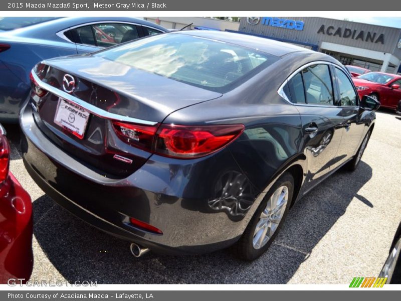 Meteor Gray Mica / Black 2015 Mazda Mazda6 Sport