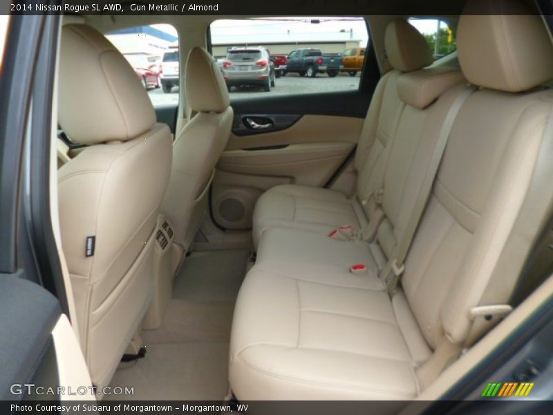 Gun Metallic / Almond 2014 Nissan Rogue SL AWD