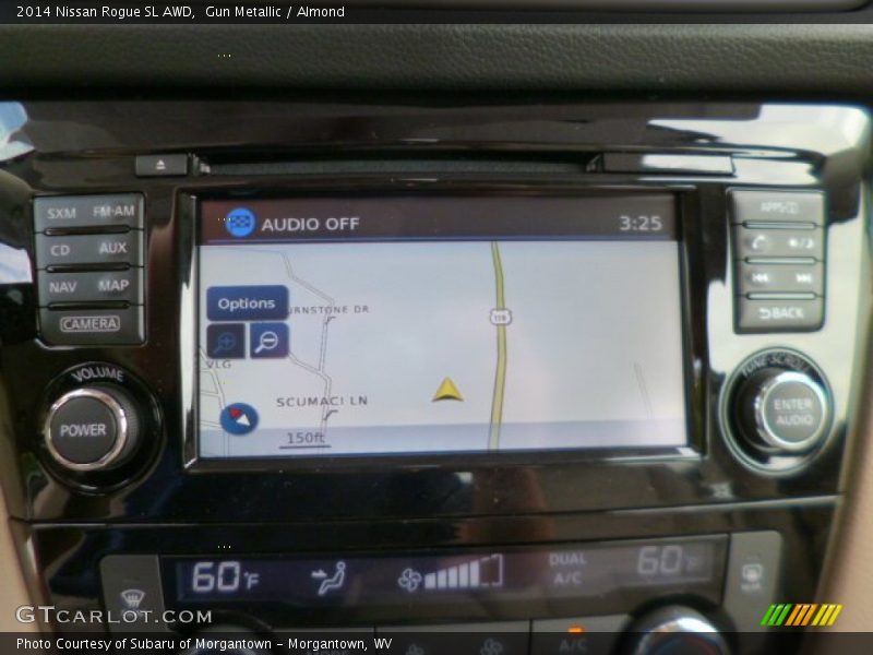 Gun Metallic / Almond 2014 Nissan Rogue SL AWD