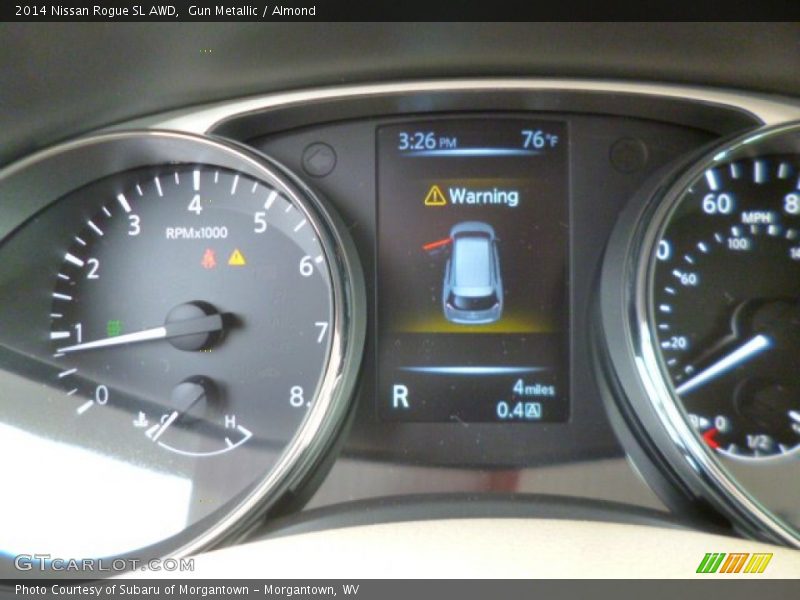 Gun Metallic / Almond 2014 Nissan Rogue SL AWD