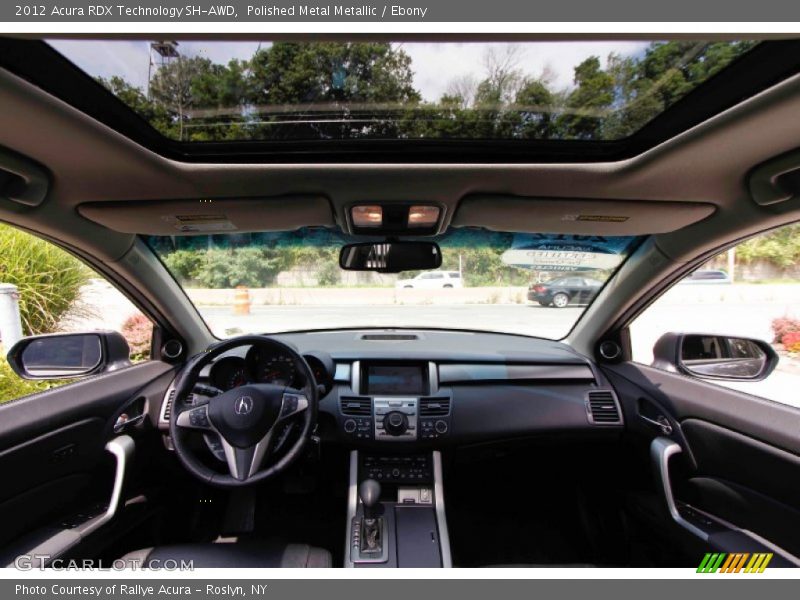 Polished Metal Metallic / Ebony 2012 Acura RDX Technology SH-AWD