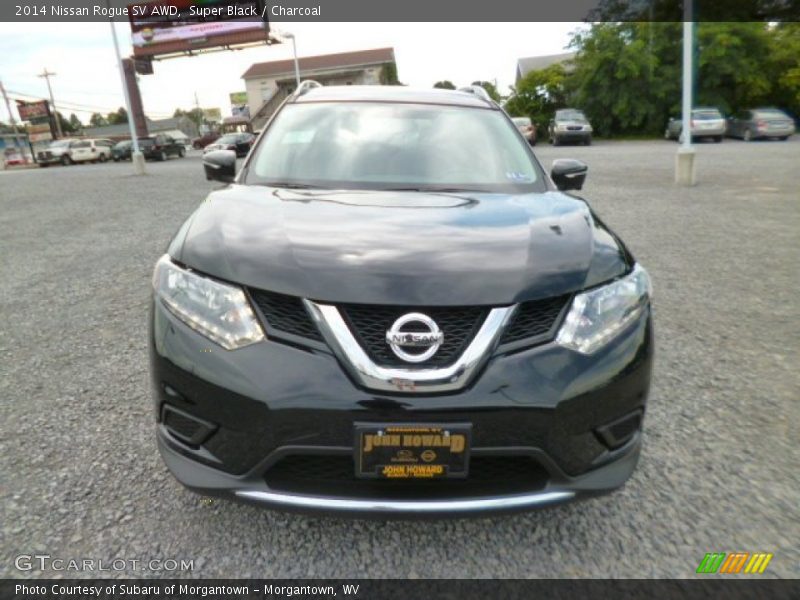 Super Black / Charcoal 2014 Nissan Rogue SV AWD