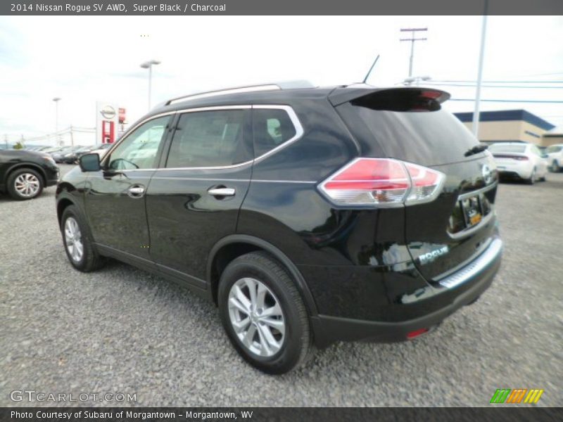 Super Black / Charcoal 2014 Nissan Rogue SV AWD