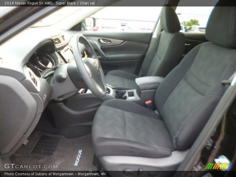 Super Black / Charcoal 2014 Nissan Rogue SV AWD