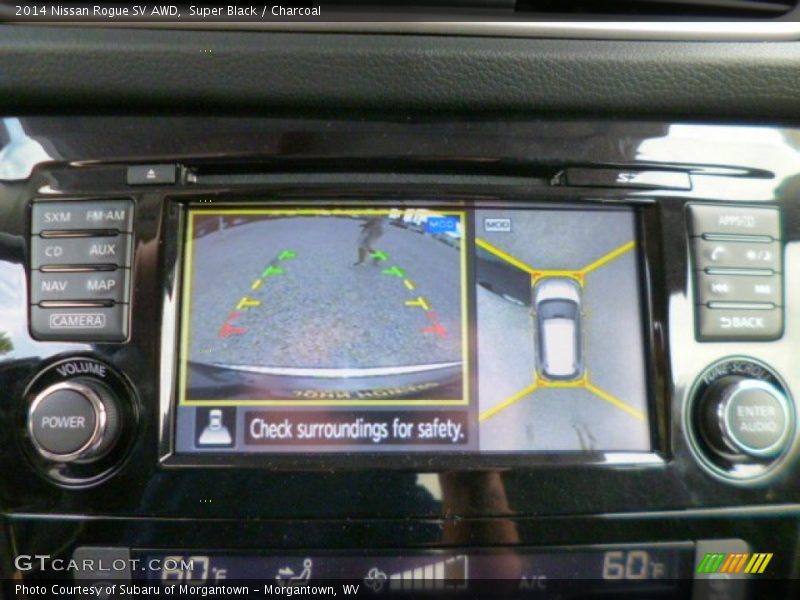Super Black / Charcoal 2014 Nissan Rogue SV AWD