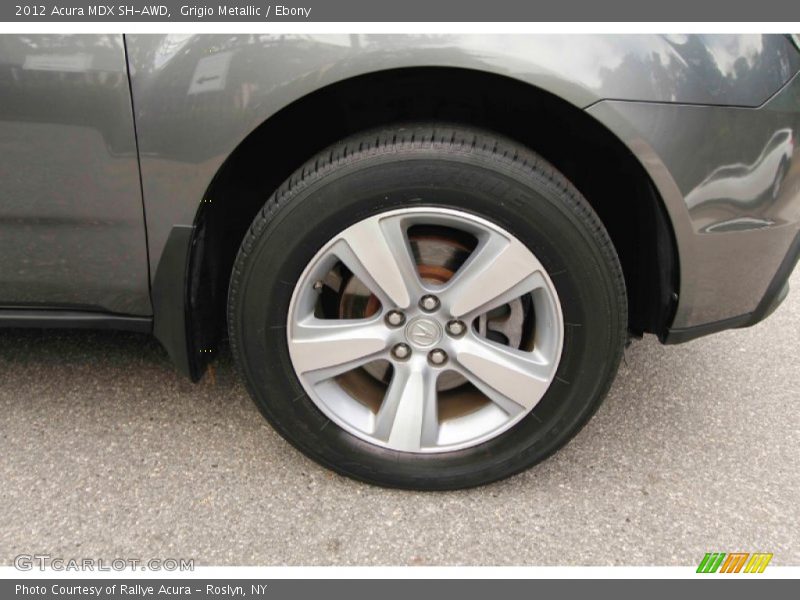 Grigio Metallic / Ebony 2012 Acura MDX SH-AWD