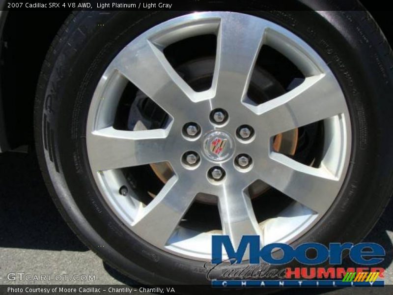 Light Platinum / Light Gray 2007 Cadillac SRX 4 V8 AWD