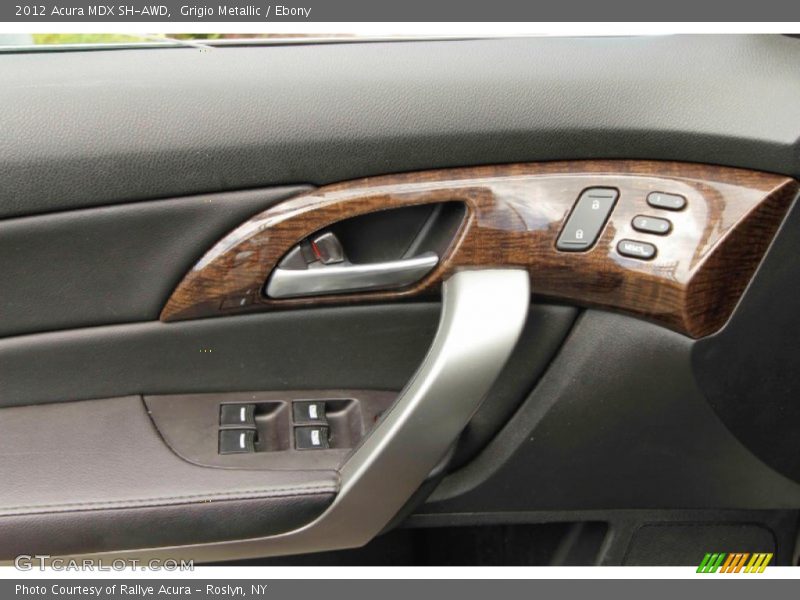 Grigio Metallic / Ebony 2012 Acura MDX SH-AWD
