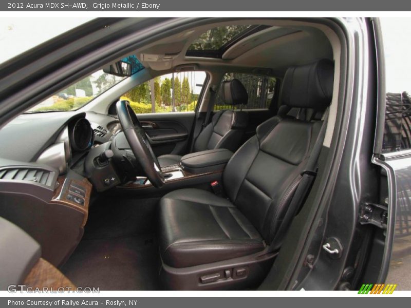 Grigio Metallic / Ebony 2012 Acura MDX SH-AWD