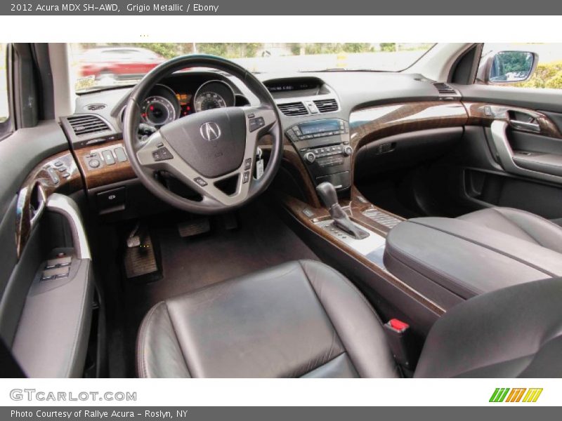 Grigio Metallic / Ebony 2012 Acura MDX SH-AWD