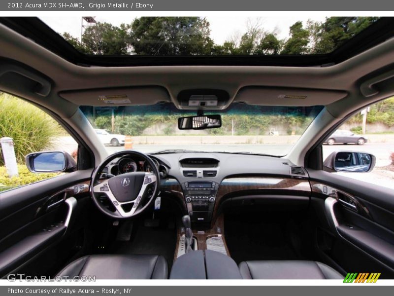 Grigio Metallic / Ebony 2012 Acura MDX SH-AWD