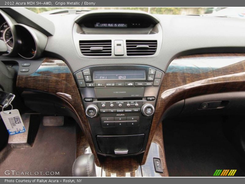 Grigio Metallic / Ebony 2012 Acura MDX SH-AWD