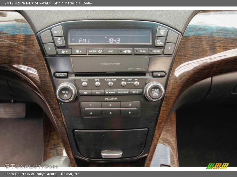 Grigio Metallic / Ebony 2012 Acura MDX SH-AWD