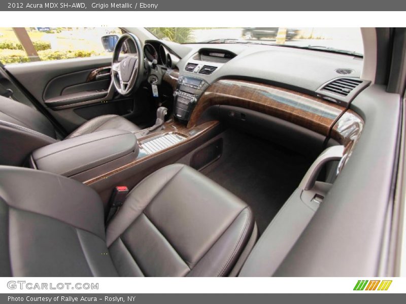 Grigio Metallic / Ebony 2012 Acura MDX SH-AWD