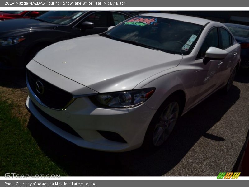 Snowflake White Pearl Mica / Black 2014 Mazda MAZDA6 Touring