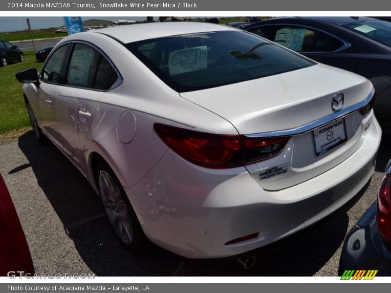 Snowflake White Pearl Mica / Black 2014 Mazda MAZDA6 Touring