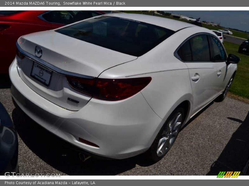 Snowflake White Pearl Mica / Black 2014 Mazda MAZDA6 Touring