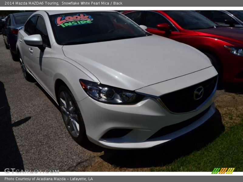Snowflake White Pearl Mica / Black 2014 Mazda MAZDA6 Touring