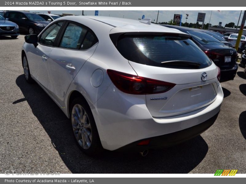 Snowflake White Pearl / Black 2014 Mazda MAZDA3 s Touring 5 Door