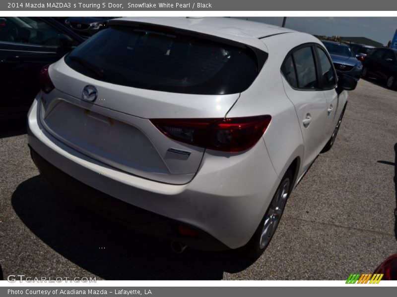 Snowflake White Pearl / Black 2014 Mazda MAZDA3 s Touring 5 Door