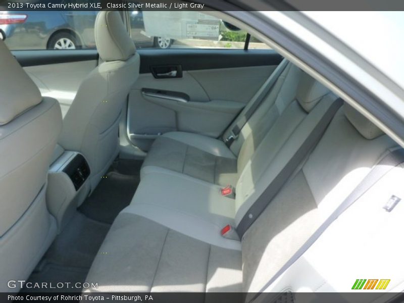 Classic Silver Metallic / Light Gray 2013 Toyota Camry Hybrid XLE