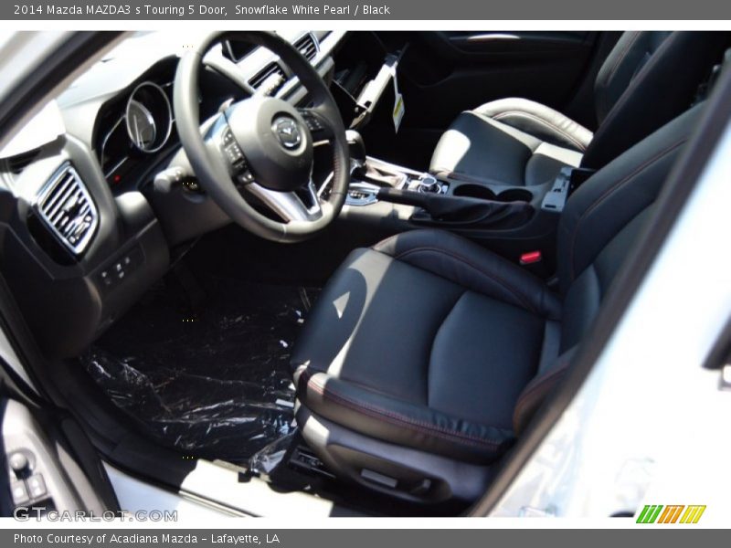 Snowflake White Pearl / Black 2014 Mazda MAZDA3 s Touring 5 Door